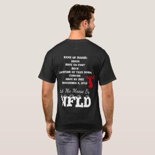Me Moose 得 By Newfoundland cutom shirt cute NFLD Tシャツ