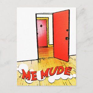 me mudé:プエルタコミカ ポストカード