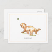 「Me & My Ball」コックパポはがき ポストカード (正面/裏面)