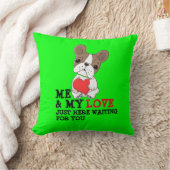 ME & MY LOVE_GREEN装飾用クッション クッション (ブランケット)
