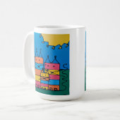 Me. my mum and my dad コーヒーマグカップ (正面左)