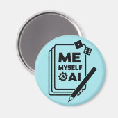 Me, Myself & AI, Black Art Magnet マグネット (正面/裏面)