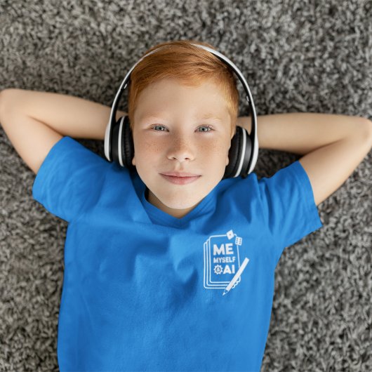 Me, Myself & AI, White Art Boysシャツ Tシャツ