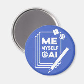Me, Myself & AI, White Art Magnet マグネット (正面/裏面)