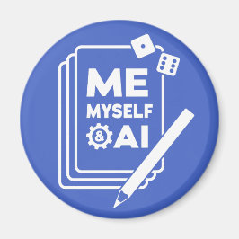 Me, Myself & AI, White Art Magnet マグネット