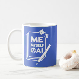 Me, Myself & AI, White Art Mug コーヒーマグカップ