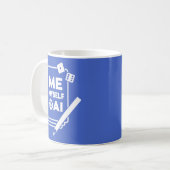 Me, Myself & AI, White Art Mug コーヒーマグカップ (正面左)