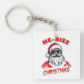 Me-Rizz クリスマス Gen Alpha ミーム おもしろ キーホルダー (正面)