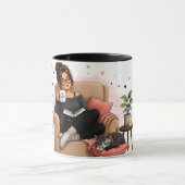 Me Time Coffee Mug, Funny Self Care Gift for Women マグカップ (中央)