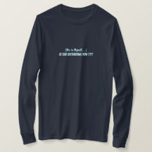 “Me to Myself” ベーシック ロングスリーブTシャツ
