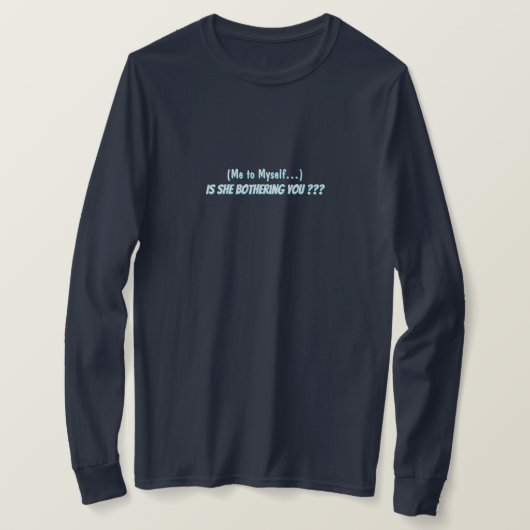 “Me to Myself” Basic Long Sleeve T-Shirt Tシャツ (デザイン正面)