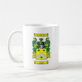 Meadorsの紋章付き外衣 コーヒーマグカップ (左)