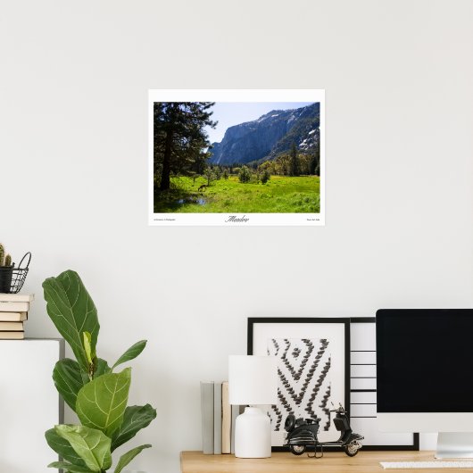 Meadowプリント ポスター (ホームオフィス)