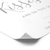 Meadow推測いくつのキスブライダルシャワーゲーム ポスター (角)