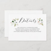 Meadow開花詳細カード エンクロージャーカード (正面/裏面)