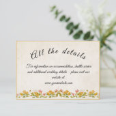 Meadow黄色ビクトリアンのエンクロージャカード エンクロージャーカード (スタンド正面)