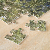 Meadow、ヴィンテージ油オンキャンバス素晴らし、アート ジグソーパズル (側面)