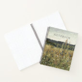 Meadow、ヴィンテージ油オンキャンバス素晴らし、アート ノートブック (内部)