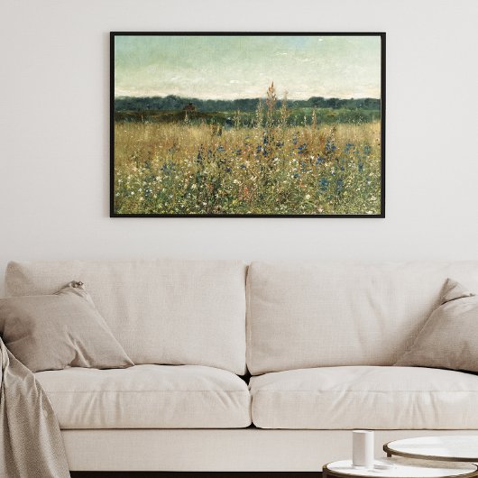 Meadow、ヴィンテージ油オンキャンバス素晴らし、アート ポスター