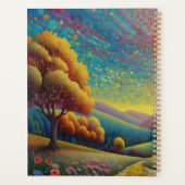 Meadow and Flowers Colorful Art プランナー手帳 (裏面)