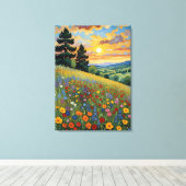Meadow Art Canvas Print キャンバスプリント (インサイチュ (ウッドフロア))