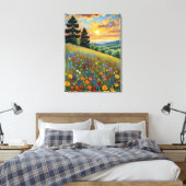 Meadow Art Canvas Print キャンバスプリント (インサイチュ (寝室))