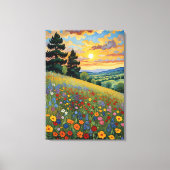 Meadow Art Canvas Print キャンバスプリント (正面)