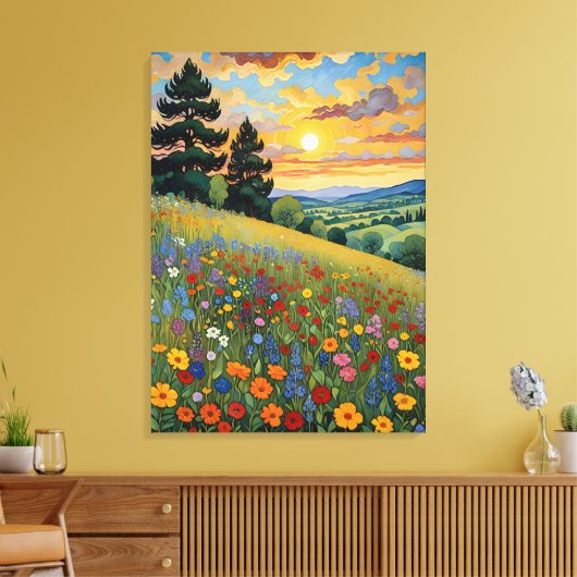 Meadow Art Canvas Print キャンバスプリント (インサイチュ (リビング))