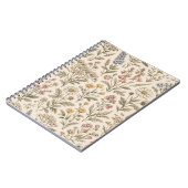 Meadow Botanica – Vintage Wildflower ノートブック (左側)