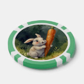 Meadow Bunny夢:お洒落トランプのポーカーチップ ポーカーチップ (シングル)