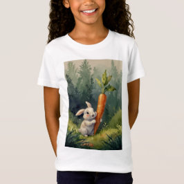 Meadow Bunny Dreams：キッズお洒落Tシャツ Tシャツ