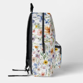meadow floral Back to School Supplies Teachers プリントバックパック (左)