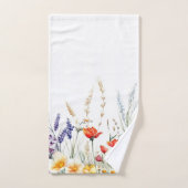 Meadow Flowers and Lavender バスタオルセット (ハンドタオル)