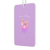 Meadow Flowers Embroidery – Botanical Fantasy Pink カーエアーフレッシュナー (左)