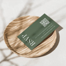 Meadow Green結婚のQRコードRSVP