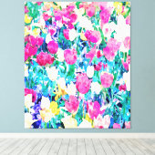 Meadow in開花 キャンバスプリント (インサイチュ (ウッドフロア))