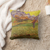 Meadow in Mountains by Vincent vanゴッホ クッション (ブランケット)