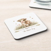 Meadow Melody cow paper plates コースター (左側)