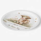 Meadow Melody cow paper plates ペーパープレート (アングル)