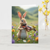Meadow Music Friend Greeting Card カード (黄色い花)