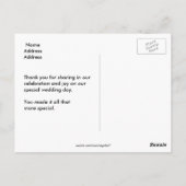 Meadow of Love's Thank 結婚ポストカード ポストカード (裏面)