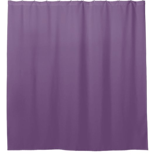 Meadow Violetカラー無地のプリント、紫 シャワーカーテン (正面)