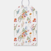 Meadow Wildflower Wedding Thank You Favor ギフトタグ (裏面)