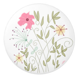 Meadow Wildflowers Ceramic Knob セラミックノブ
