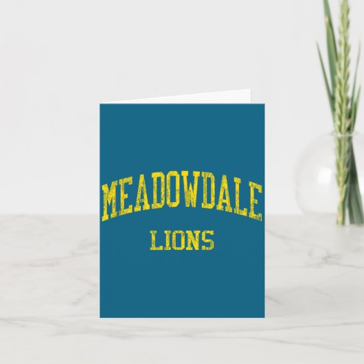 Meadowdale高校 デイトン デザイン カード (正面)