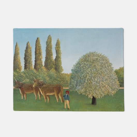 Meadowland (The Pasture), Henri Rousseau,  1910 ドアマット (正面)