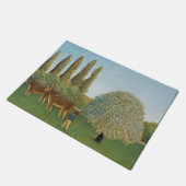 Meadowland (The Pasture), Henri Rousseau,  1910 ドアマット (アングル)