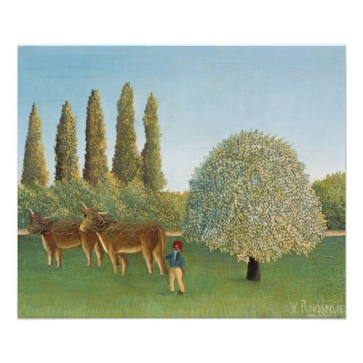 Meadowland (The Pasture), Henri Rousseau,  1910 フォトプリント (正面)