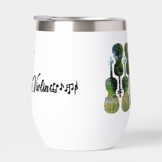 Meadowlark Violin Coffee/Tea Prining Tumbler (右面)