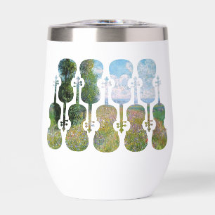 Meadowlark Violin Coffee/Tea Prining Tumbler